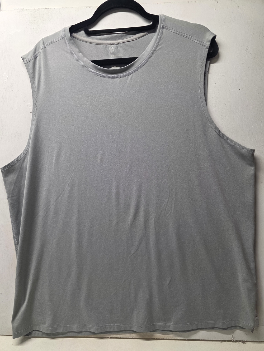 All I Motion - Mens Size XXL - GRAY Sleeveless Performance Shirt
